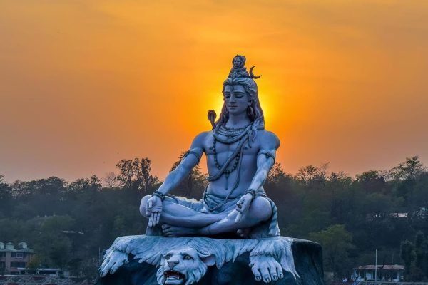 India Haridwar lord shiva statue parmarth Niketan Haridwar uttarakhand india shutterstock1362470804