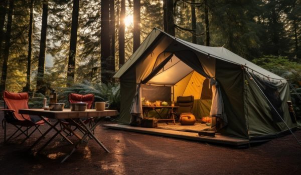 canvas-tent-forest-simple-shelter-adventurers